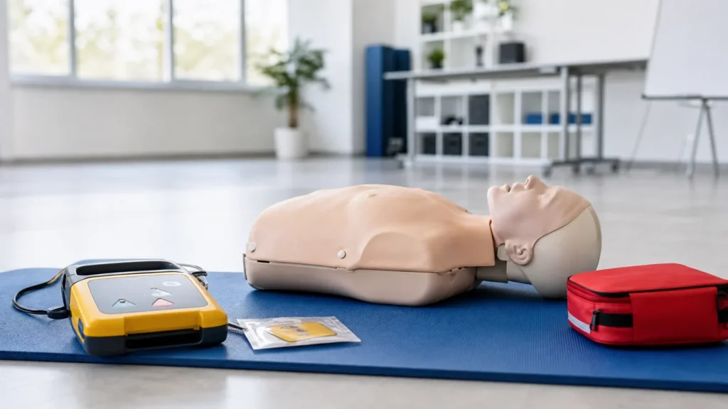 HLTAID009 Provide Cardiopulmonary Resuscitation training equipment